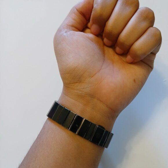 Movado Women's Black Tank Swiss Quartz Watch Water Resistant 84.C1.310.2A - Picture 5 of 16